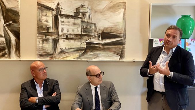 Conferenza stampa_Fabrizio Lotti, Francesco Tapinassi, Leonardo Marras