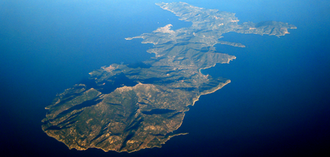 Elba vista dal satellite 683