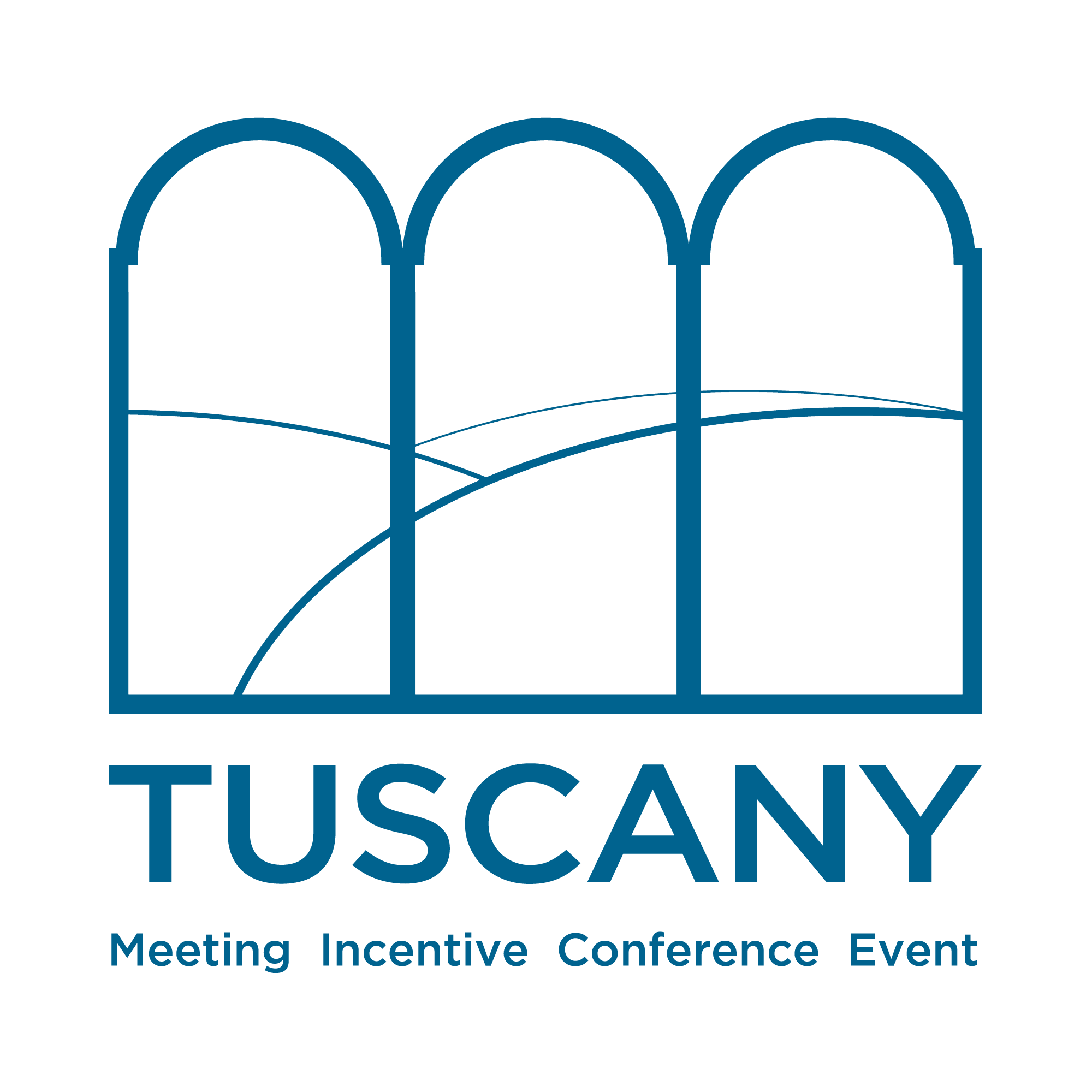 Il logo Tuscany MICE presentato oggi a Francoforte in occasione della IMEX