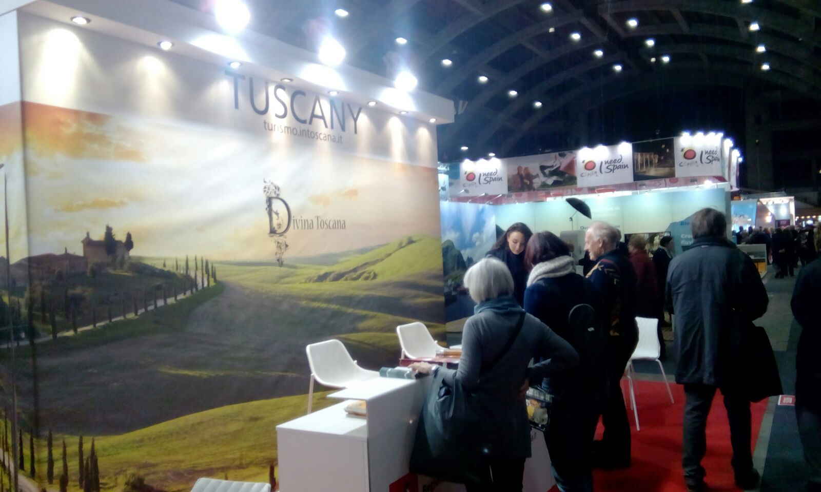 Lo stand della Toscana al Salon des Vacances di Bruxelles