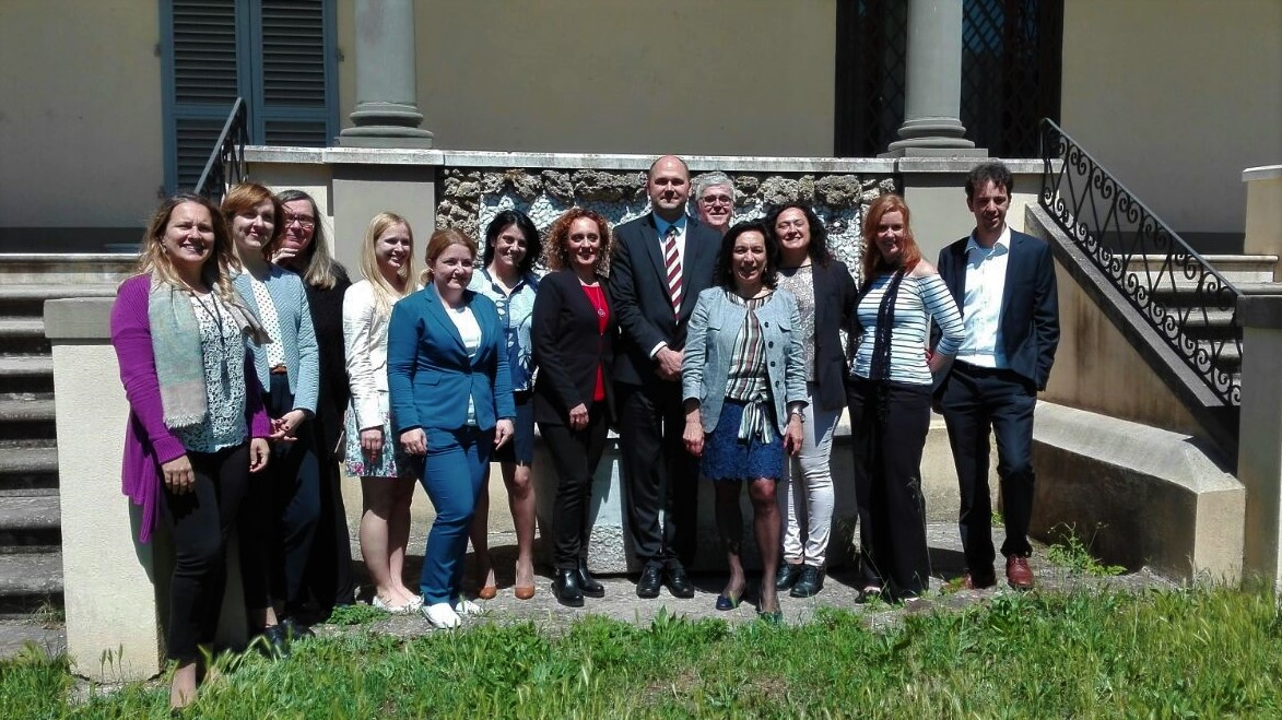 I partner del progetto BRAND Tour nel giorno del lancio ufficiale del progetto a Villa Fabbricotti a Firenze