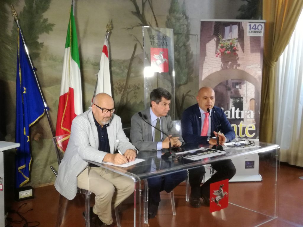 Un momento della conferenza stampa di presentazione di "Un'altra estate"