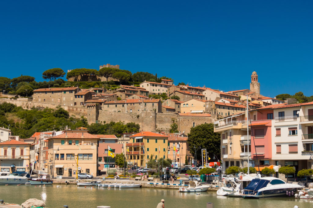 Una vista di Castiglione della Pescaia