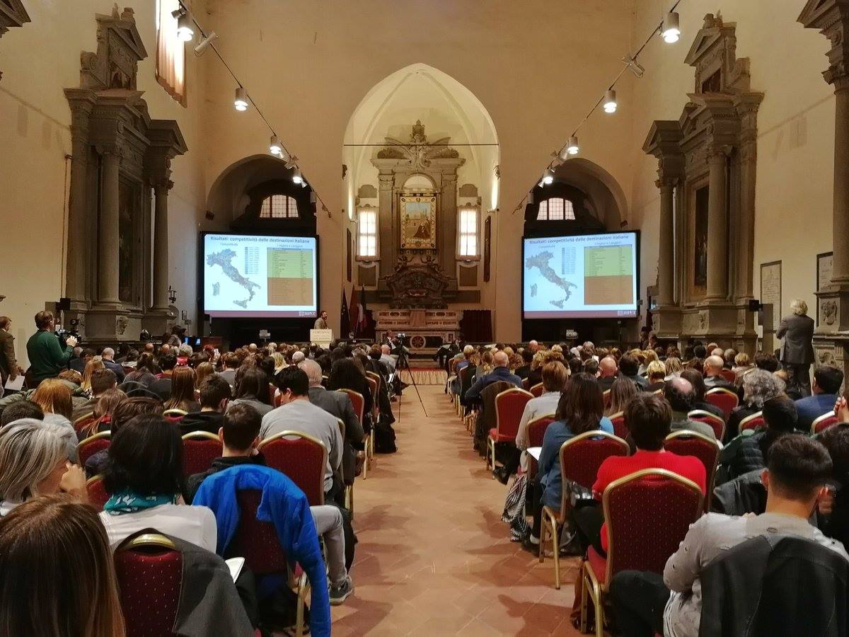 Un momento di "Dire e Fare. Il Turismo in Toscana" l'evento svoltosi a Cortona mercoledì 25 ottobre 2017 e da cui è nato il Libro Verde per il Turismo in Toscana.