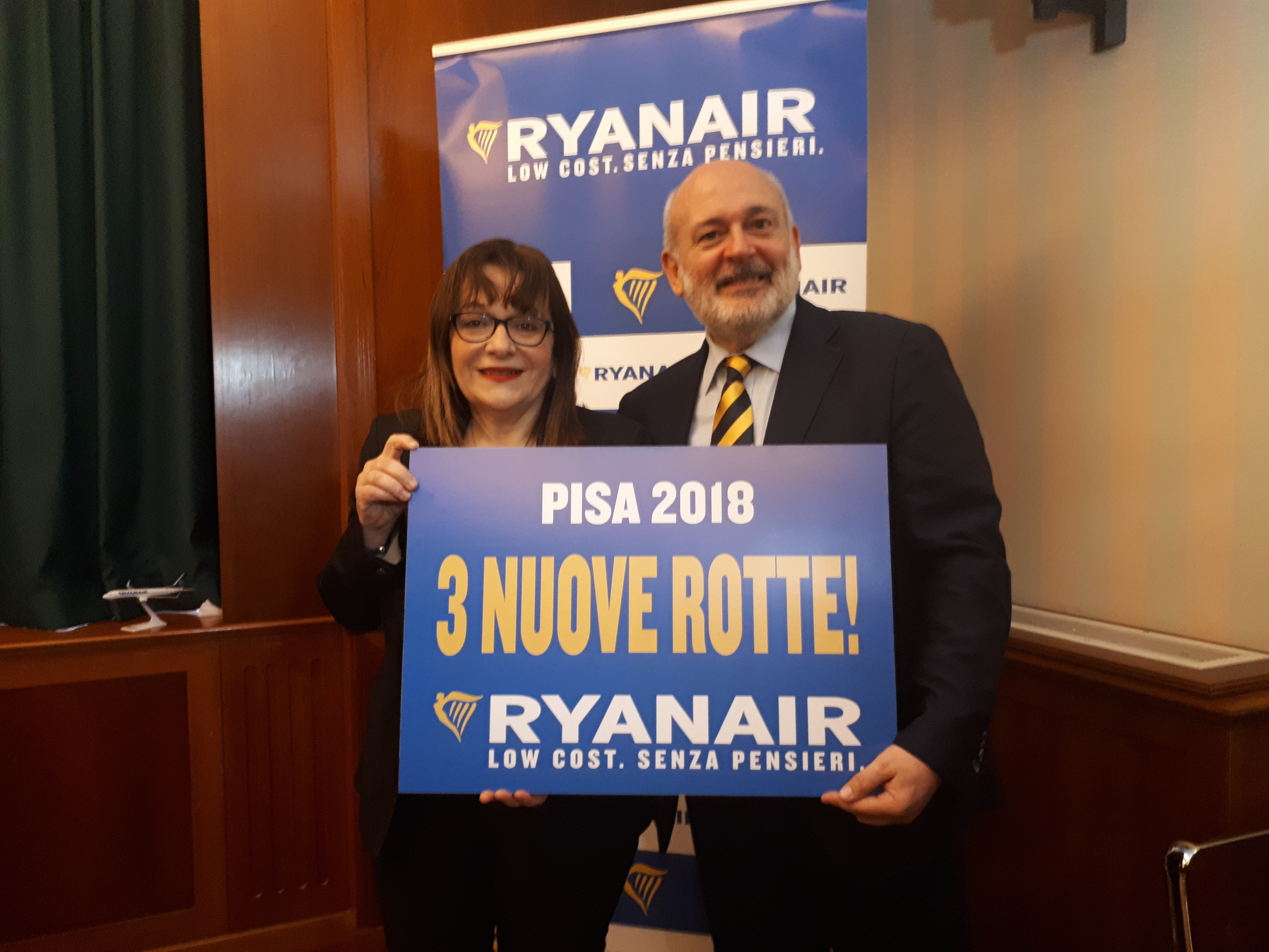 Aeroporto Galileo Galilei: tre nuove rotte per Ryanair da Pisa