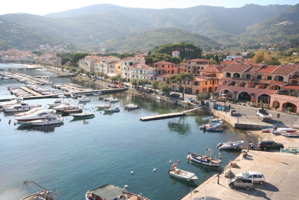 Il lungomare di Marciana Marina