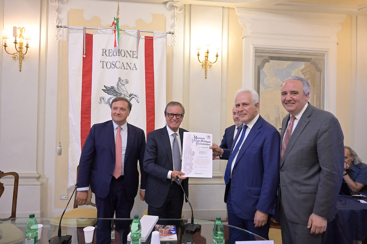 Per gli italoamericani del Niaf la Toscana è la Regione d’onore 2022