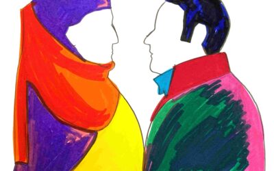 “Lodola et Boccaccio 25”. Il manifesto della mostra: un dialogo tra arte visiva e letteratura