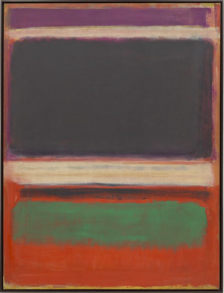 Dipinto a strisce orizzontali di Rothko