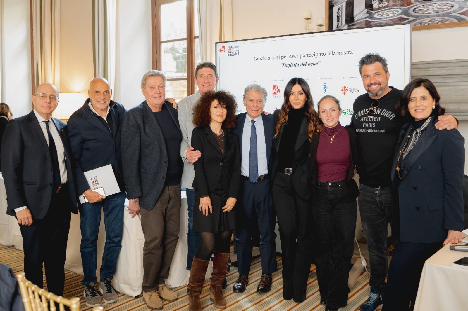 Foto di gruppo Foto di gruppo post conferenza stampa