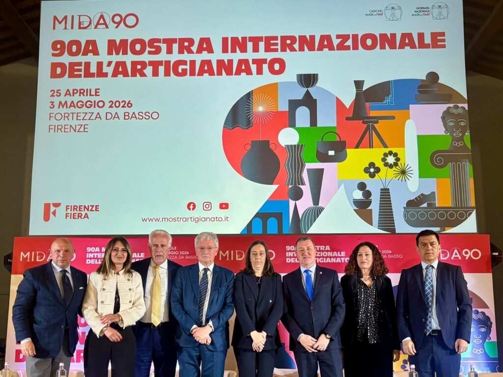 Immagine: Presentata MIDA90, la  90esima edizione della Mostra Internazionale dell’Artigianato, dal 25 aprile al 3 maggio alla Fortezza da Basso di Firenze