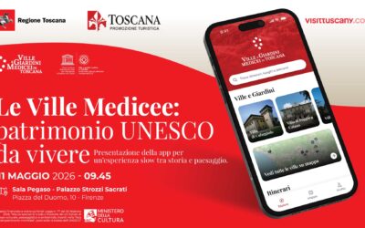 Le Ville Medicee: patrimonio UNESCO da vivere. L’11 maggio a Firenze la presentazione dell’app per scoprire il patrimonio toscano all’insegna della mobilità sostenibile