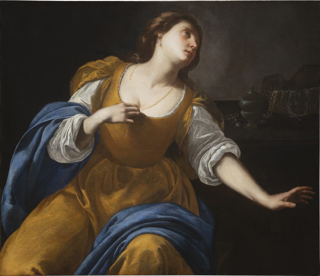 La Maddalena rappresentata da Artemisia Gentileschi