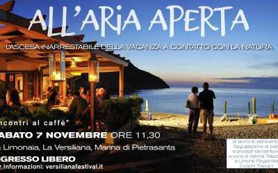 Il turismo Open Air protagonista alla Versiliana: il 7 novembre Toscana Promozione Turistica e Faita chiamano a raccolta esperti e operatori sull’ascesa di un comparto da oltre sette milioni di presenze
