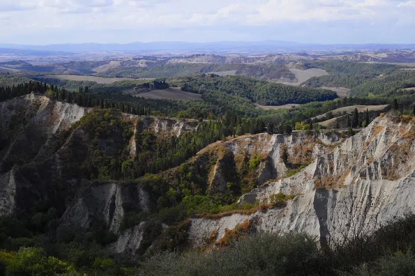 Vita dall'alto delle Crete Senesi
