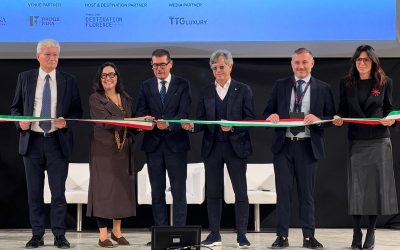 Salone turismo di lusso, Marras all’inaugurazione di AURA a Fortezza da Basso di Firenze
