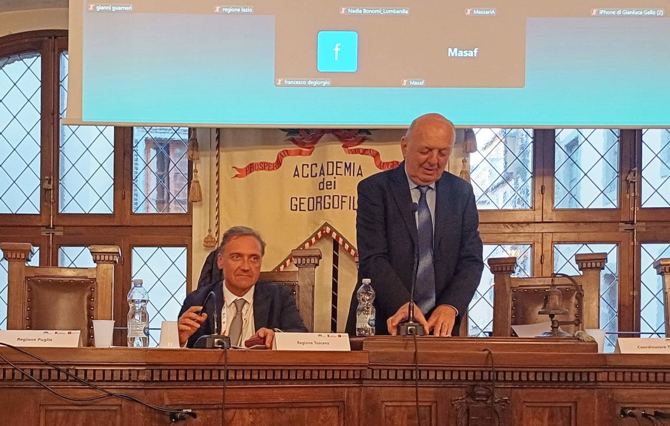 L'assessore Marras e il Ministro Pichetto Fratin al tavolo di presentazione