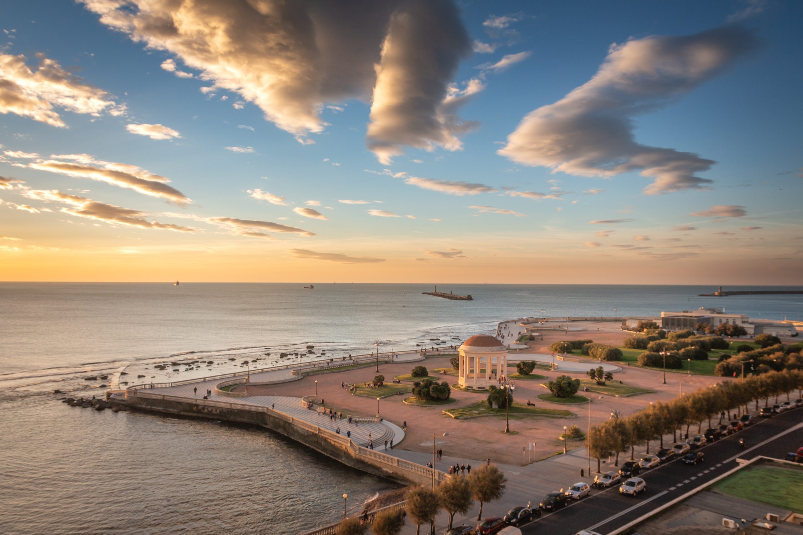 terrazza-mascagni-livorno @Andrea Dani MG_4391 Vista dall'alto della Terrazza Mascagni di Livorno al tramonto
